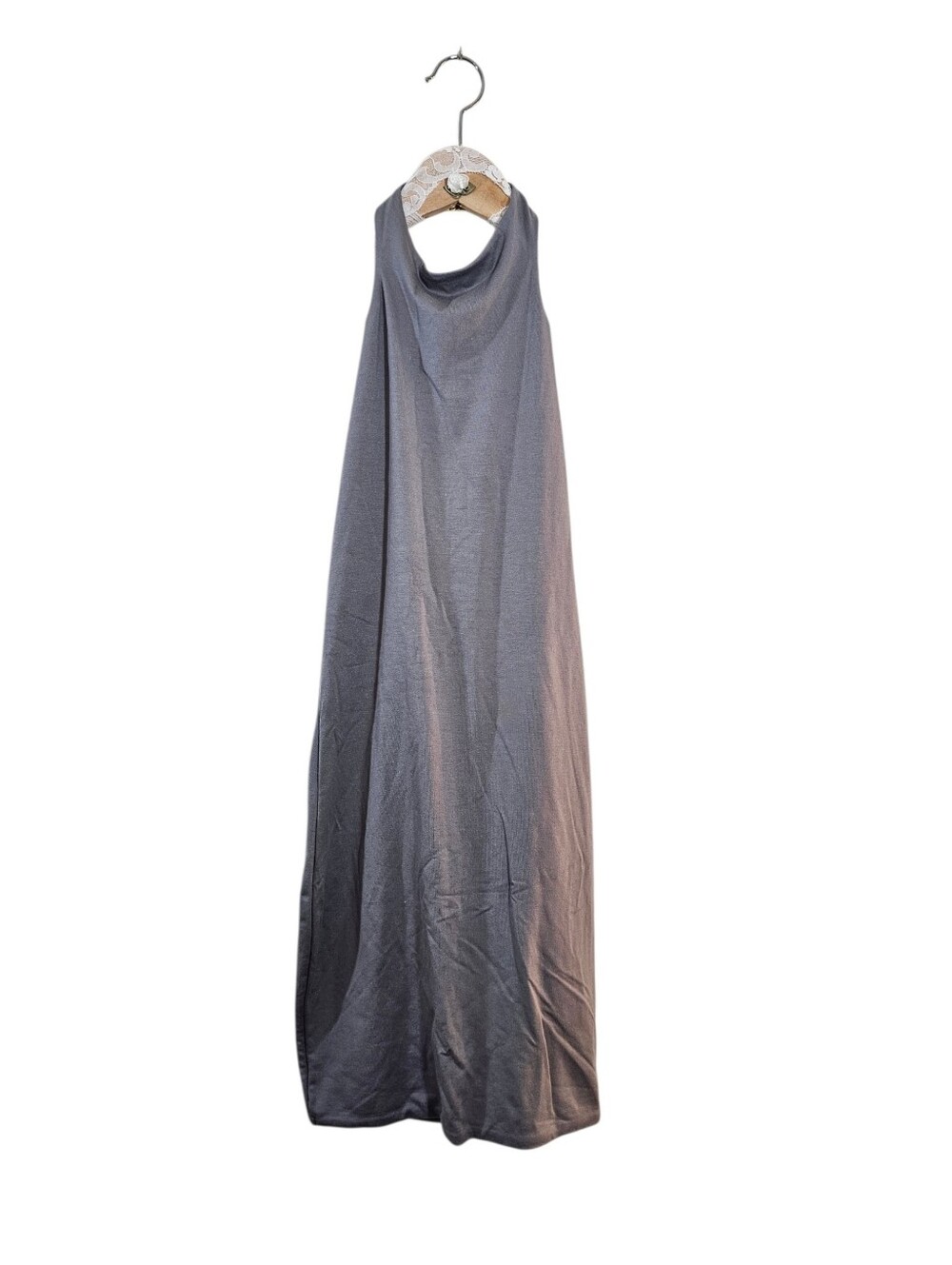 Oh Polly Celyse Halter Neck Low Back Mini Dress Gray Size US 8 NWT - Picture 7 of 8
